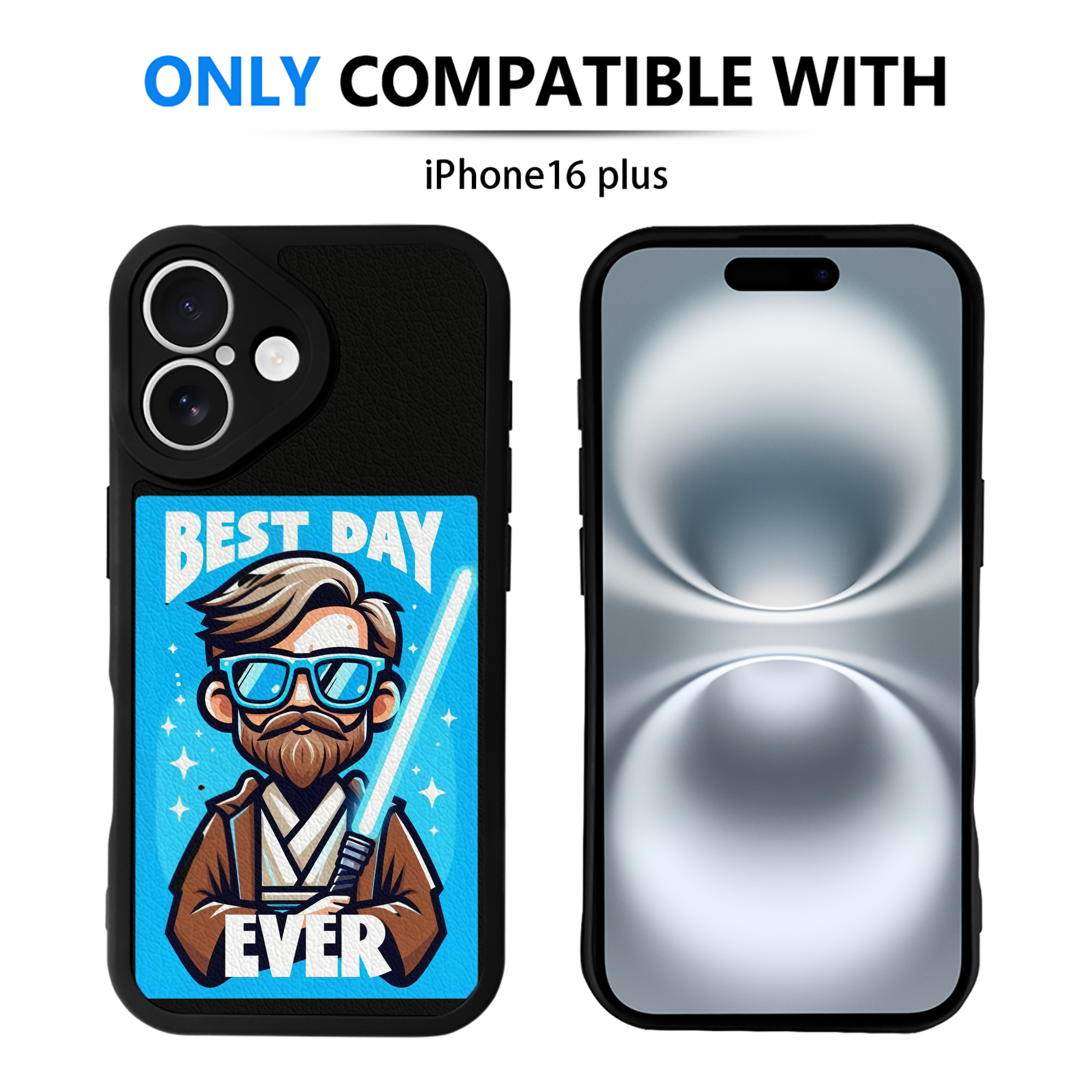 （画像用） スター・ウォーズ Star Wars 【iPhone 16シリーズ対応】シリコンスマホケース（レザー調） 材質：シリコン